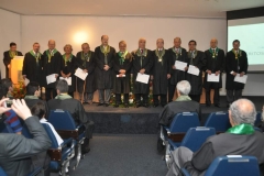 O grupo de novos Eméritos e Adjunto Jubilado